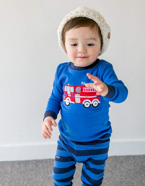 Load image into Gallery viewer, Toddler Kids Boys Girls 100% Cotton Jaws Truck Dino Snug Fit Sleepwear Pajama Pjs Set
