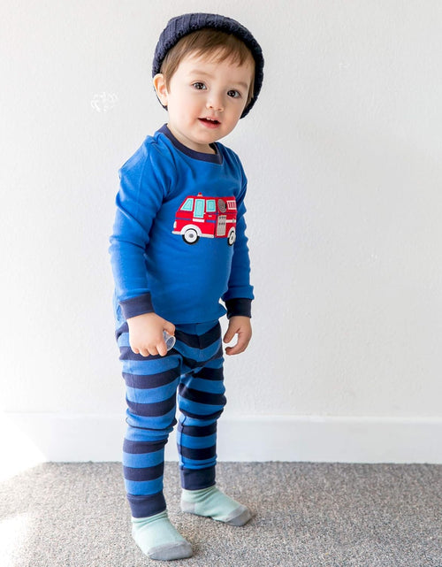 Load image into Gallery viewer, Toddler Kids Boys Girls 100% Cotton Jaws Truck Dino Snug Fit Sleepwear Pajama Pjs Set
