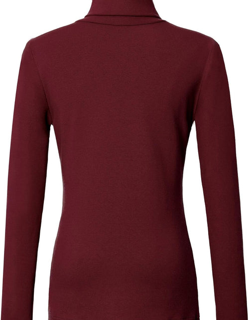 Load image into Gallery viewer, Women'S Solid Turtleneck Long Sleeve Sweatshirt
