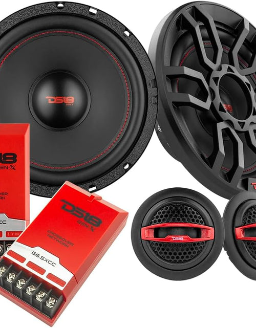 Load image into Gallery viewer, GEN-X6.5C Component Set - 6.5", 2-Way, 150W Max, 50W RMS, Black Paper Cone, Tetorn Dome Tweeters, 4 Ohms - Clarity Unparalled by Other Speakers in Their Class (2 Speakers) (GENX65C)
