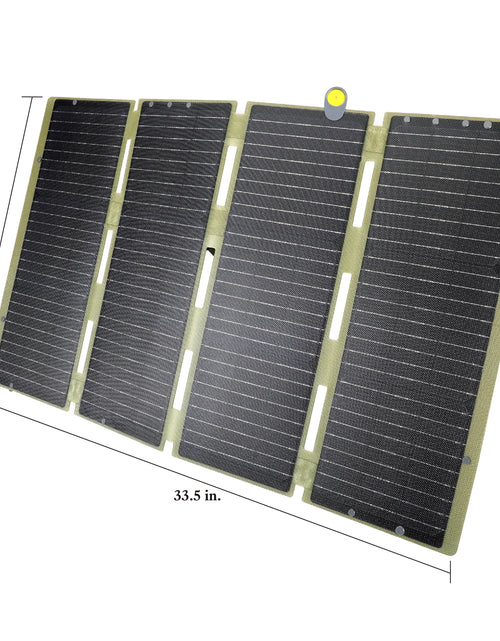Load image into Gallery viewer, 60W Foldable Solar Panel, USB-A and USB-C, Phone Charger, Waterproof, Emergency, Solar Panel Only
