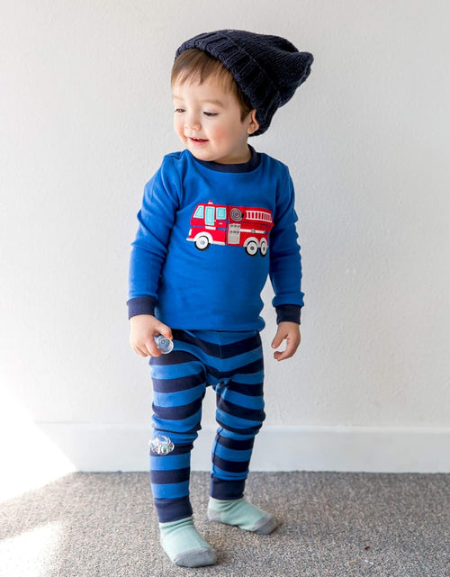 Load image into Gallery viewer, Toddler Kids Boys Girls 100% Cotton Jaws Truck Dino Snug Fit Sleepwear Pajama Pjs Set
