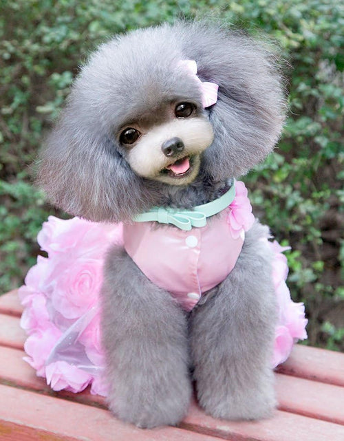 Load image into Gallery viewer, Dog Dress,Dog Wedding Dress,Dog Birthday Dress,Dog Tutu Dress
